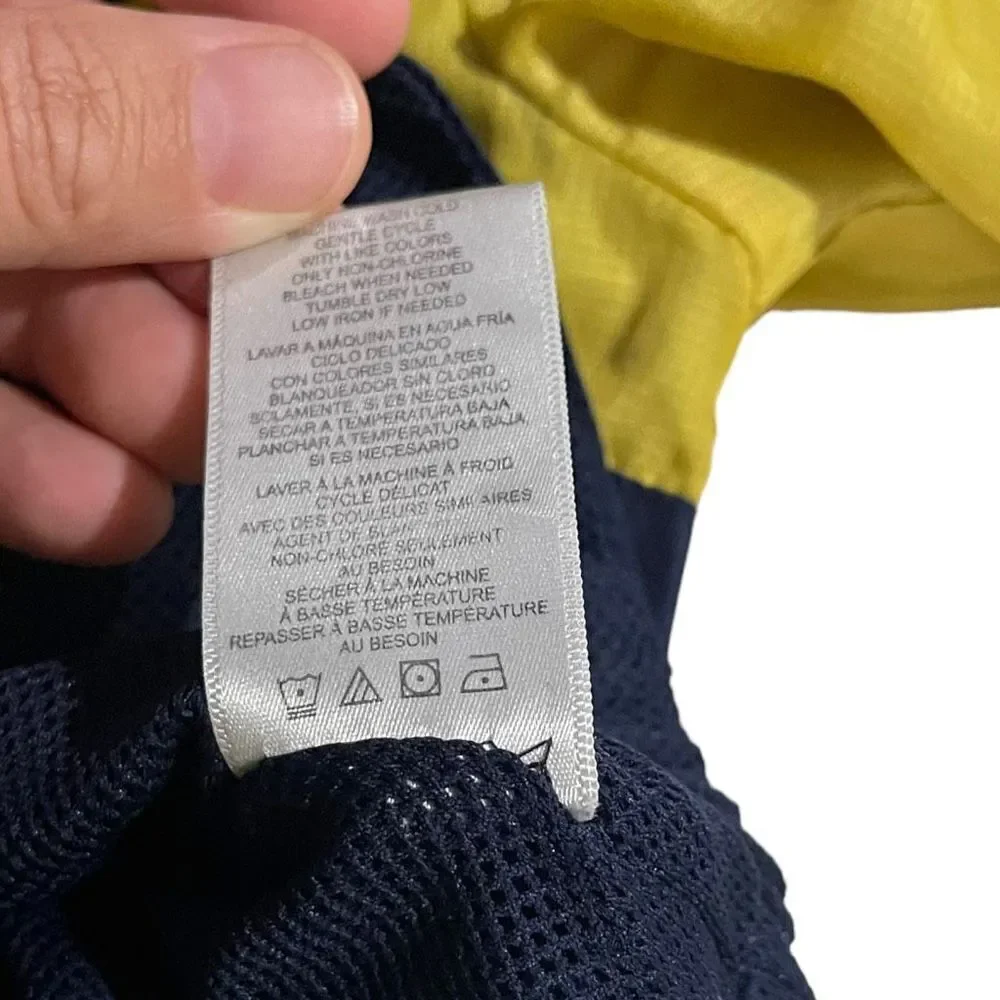 4/$25 - iExtreme Vintage Yellow & Navy Windbreaker‎ Jacket - Size 18 months